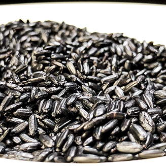 Zwarte rijst is een volkoren rijstsoort met veel antioxidanten, eiwitten en ijzer